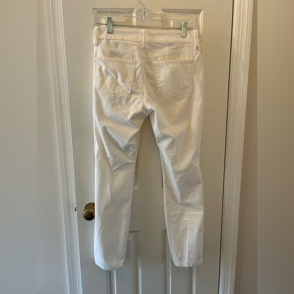 NYDJ Alina Corduroy Winter White Legging Jeans 0P - Picture 2 of 16